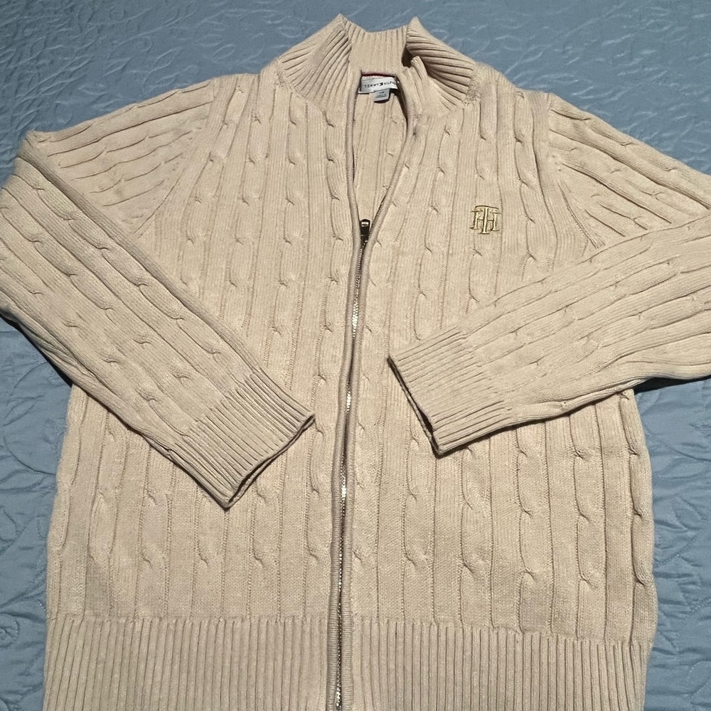 Women’s Tommy Hilfiger Cable Zip up Sweater